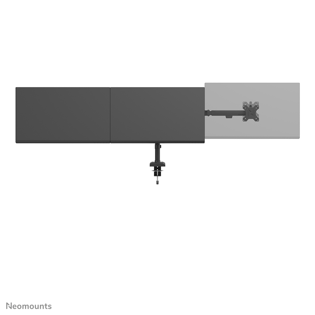 Neomounts DS60-600BL3 Braccio per monitor 10-27" - Quick-fix - 180°-stop